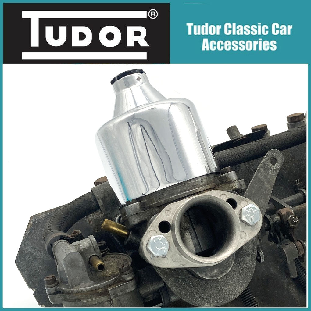 SU HS4 HIF4 High quality Chrome DASHPOT COVERS for SU 1 1/2" Carbs from Tudor