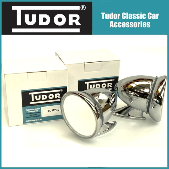 Pair of Classic Car Bullet Mirrors