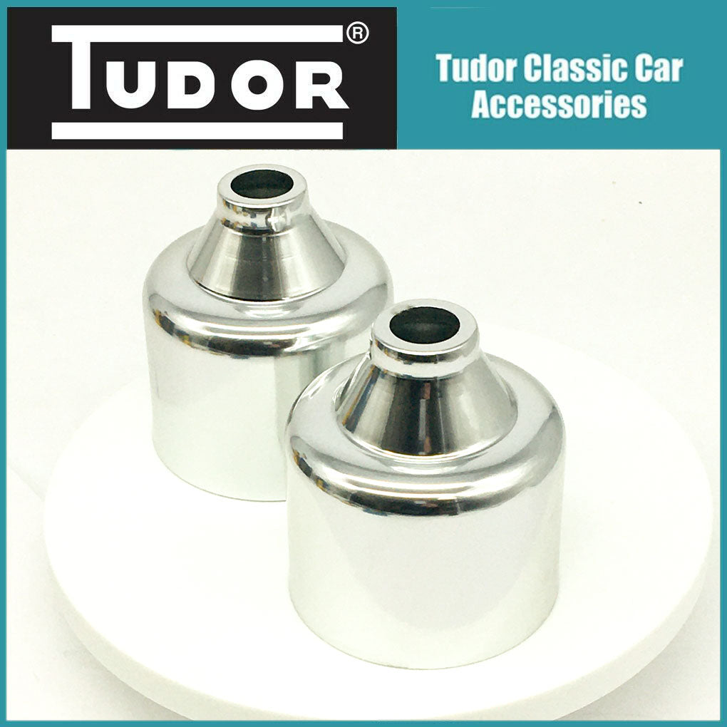 SU HS4 HIF4 High quality Chrome DASHPOT COVERS for SU 1 1/2" Carbs from Tudor