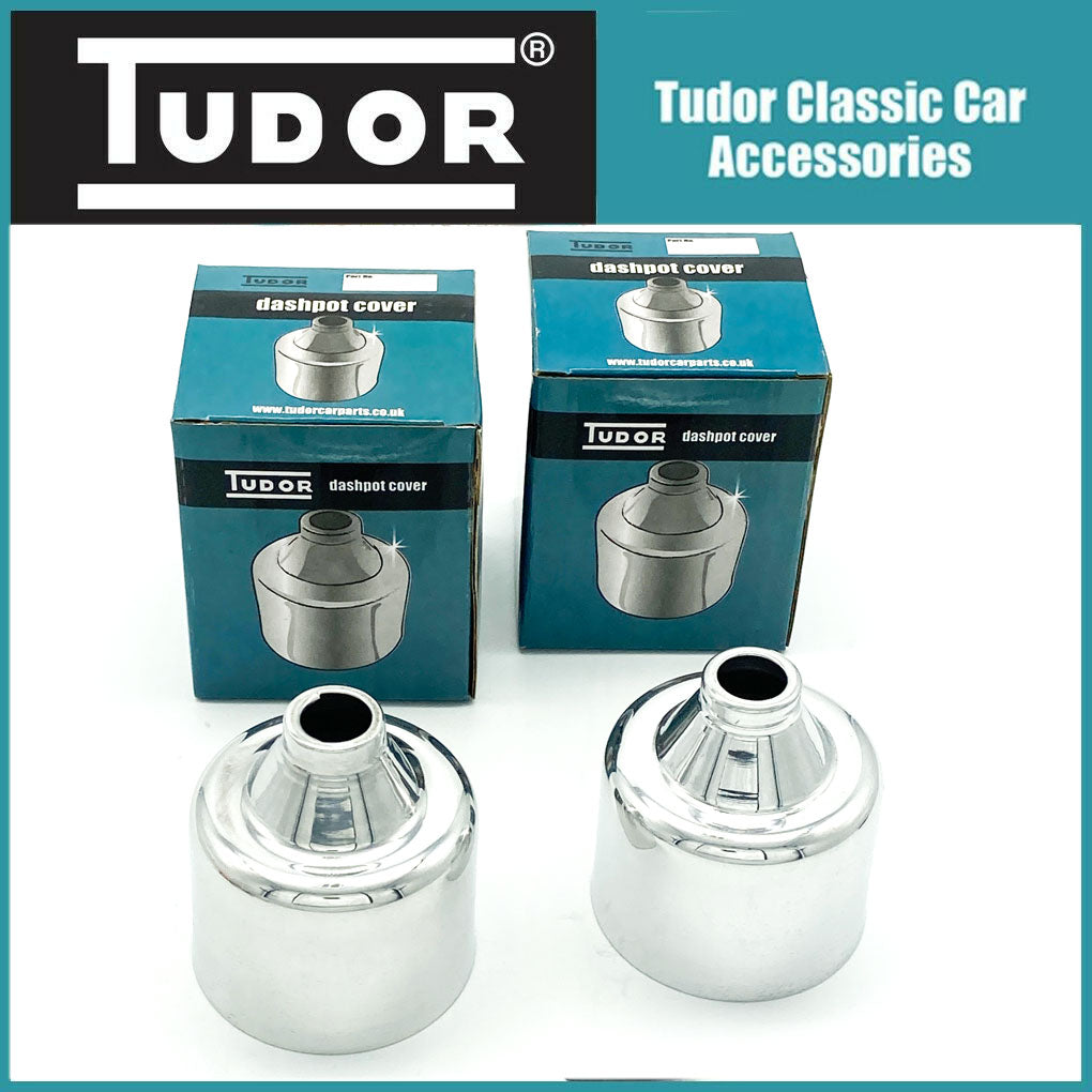 SU HS4 HIF4 High quality Chrome DASHPOT COVERS for SU 1 1/2" Carbs from Tudor