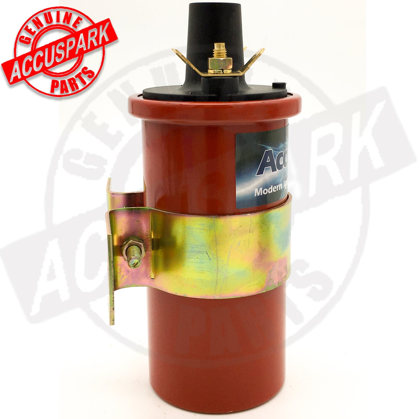 Accuspark Red replaces Lucas DLB105, 12v Non-Ballast 3 Ohm Sports Ignition Coil