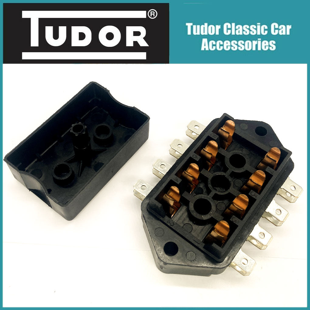 4-Line Fuse Box with Lid - 37H4727 MGB,MGB GT,MGC,Roadster