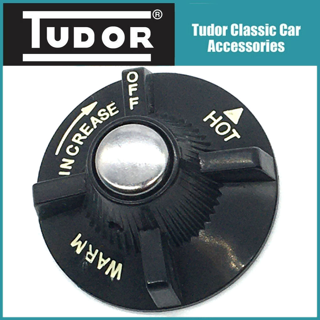 MGB GT / Roadster Heater & Air Control knob set Chrome Bumper Models 1962-1974
