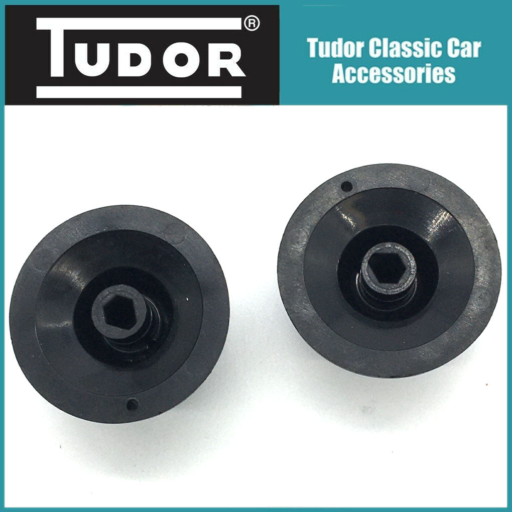 MGB GT / Roadster Heater & Air Control knob set Chrome Bumper Models 1962-1974