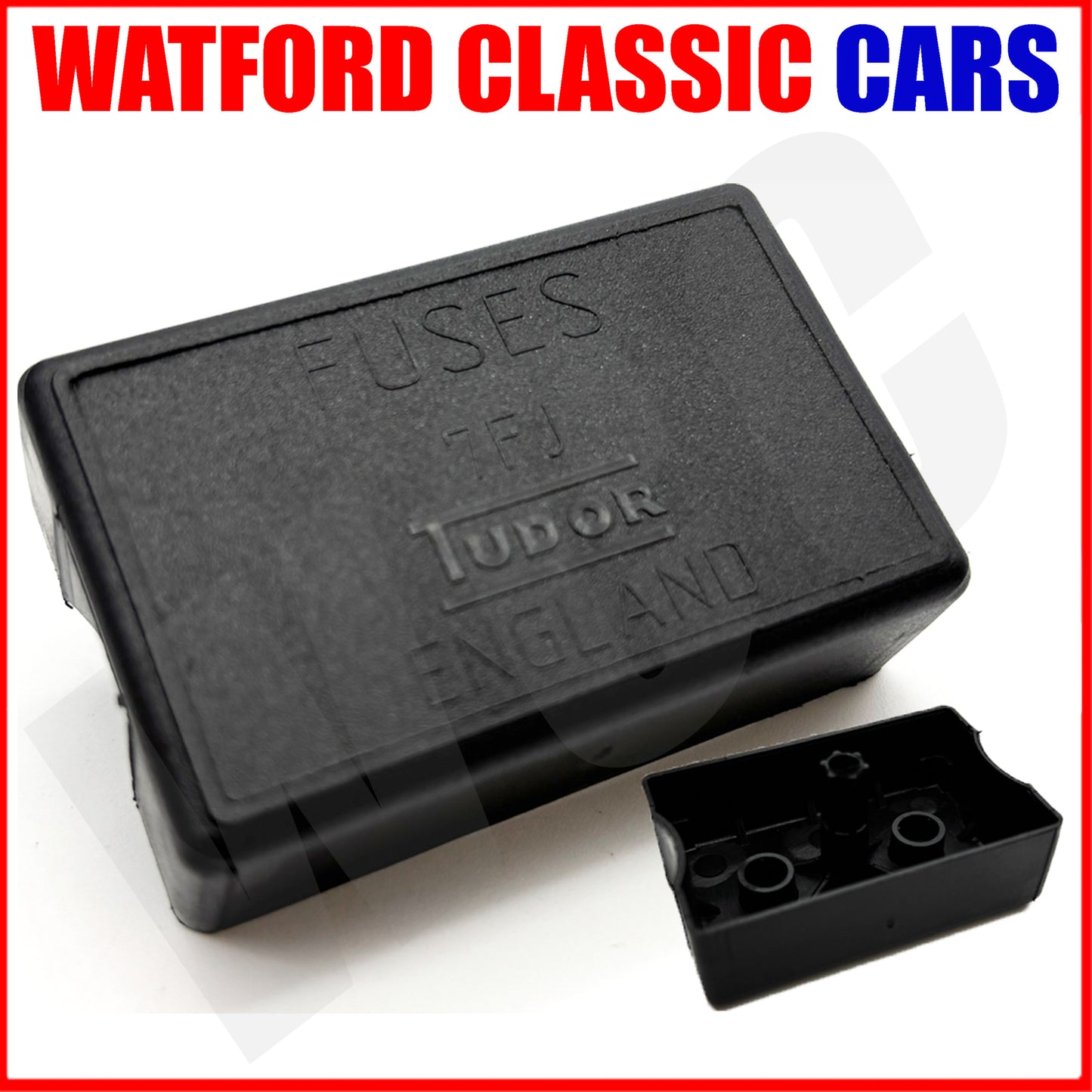 Tudor 4-Line Fuse Box with Lid - RTC440A Classic mini, Triumph
