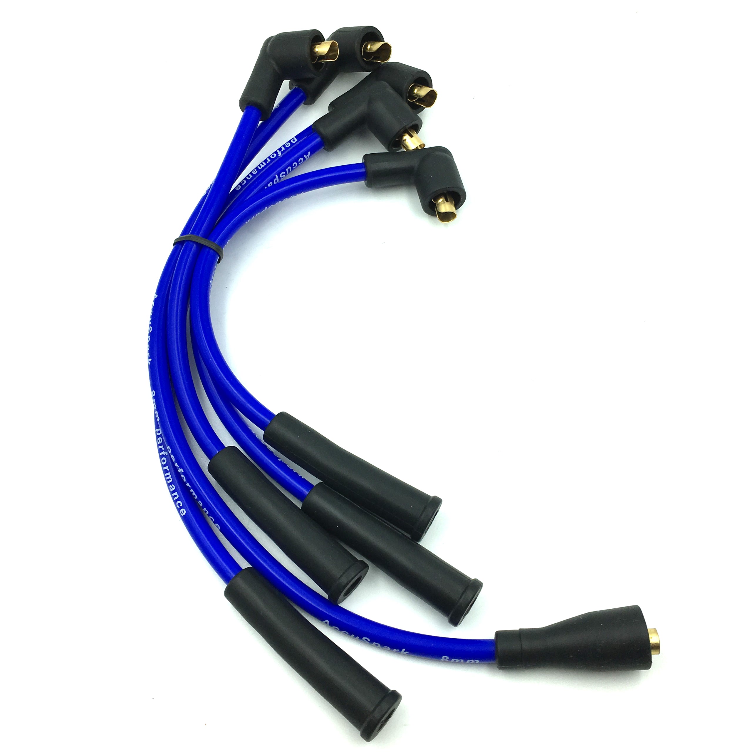 AccuSpark 8mm Silicon High Performance HT Lead Set for MG Midget 1500cc | UK AccuSpark 8mm Silicon High Performance HT Lead Set for MG Midget 1500cc | UK