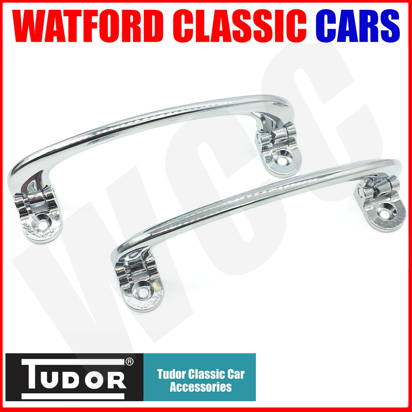Interior Door Pull Handles Chrome from Tudor Mini, Kit Car, Hot Rod LWH106