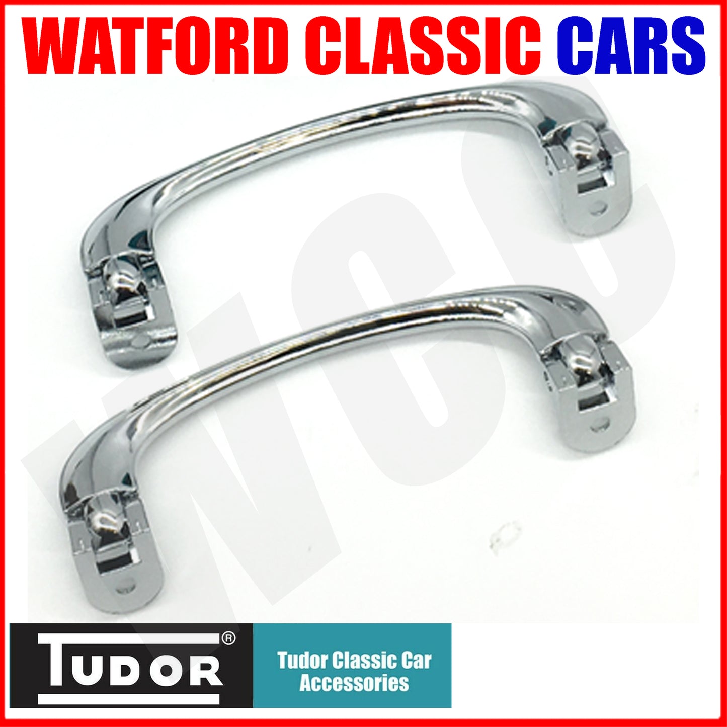 Interior Door Pull Handles Chrome from Tudor Mini, Kit Car, Hot Rod LWH106