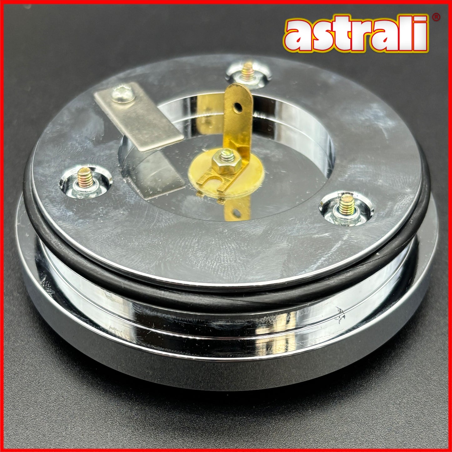 Chrome Finish Horn Push For astrali and Mountney bosses