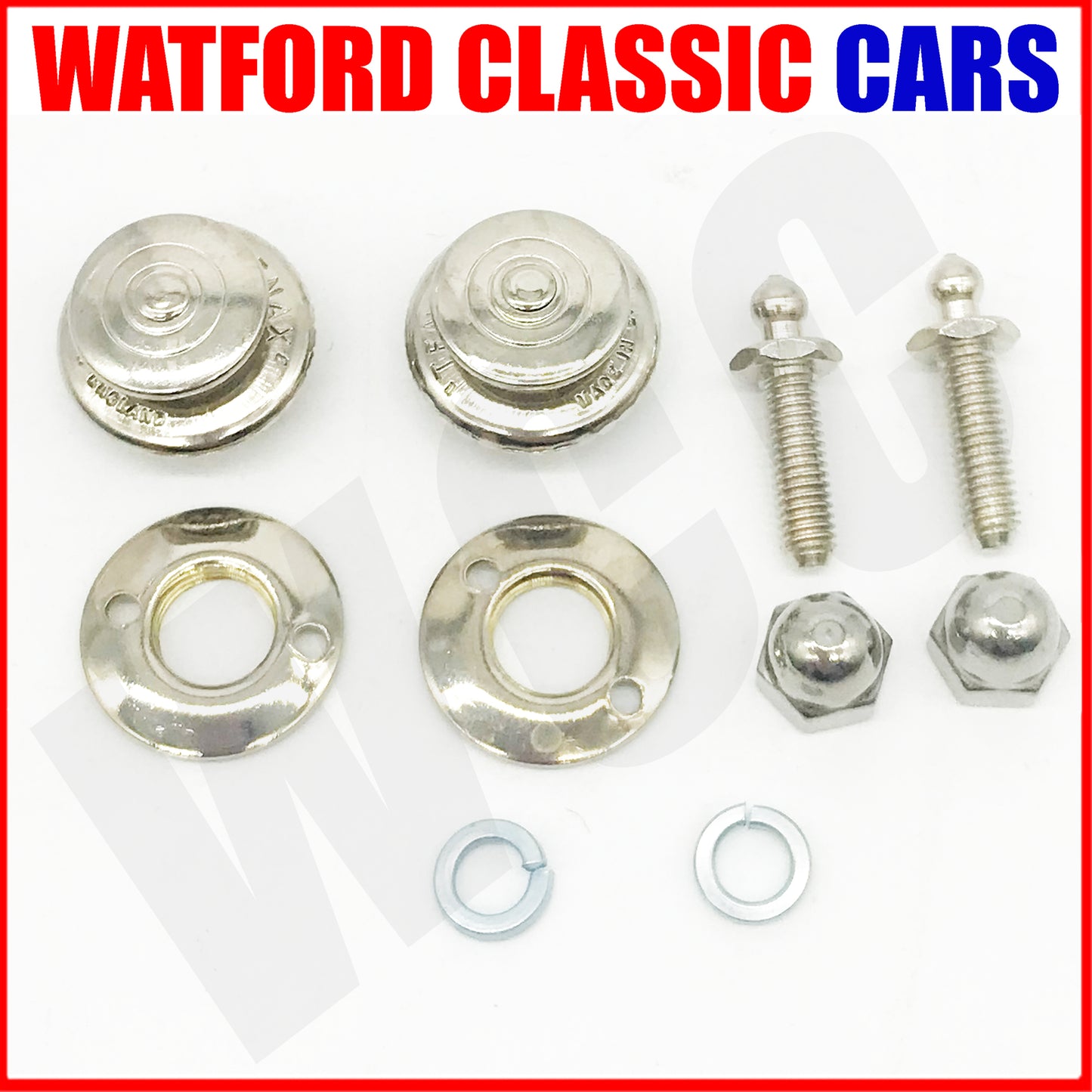 MG Midget 1275 and 1500cc tonneau hook and loop to stud upgrade kit