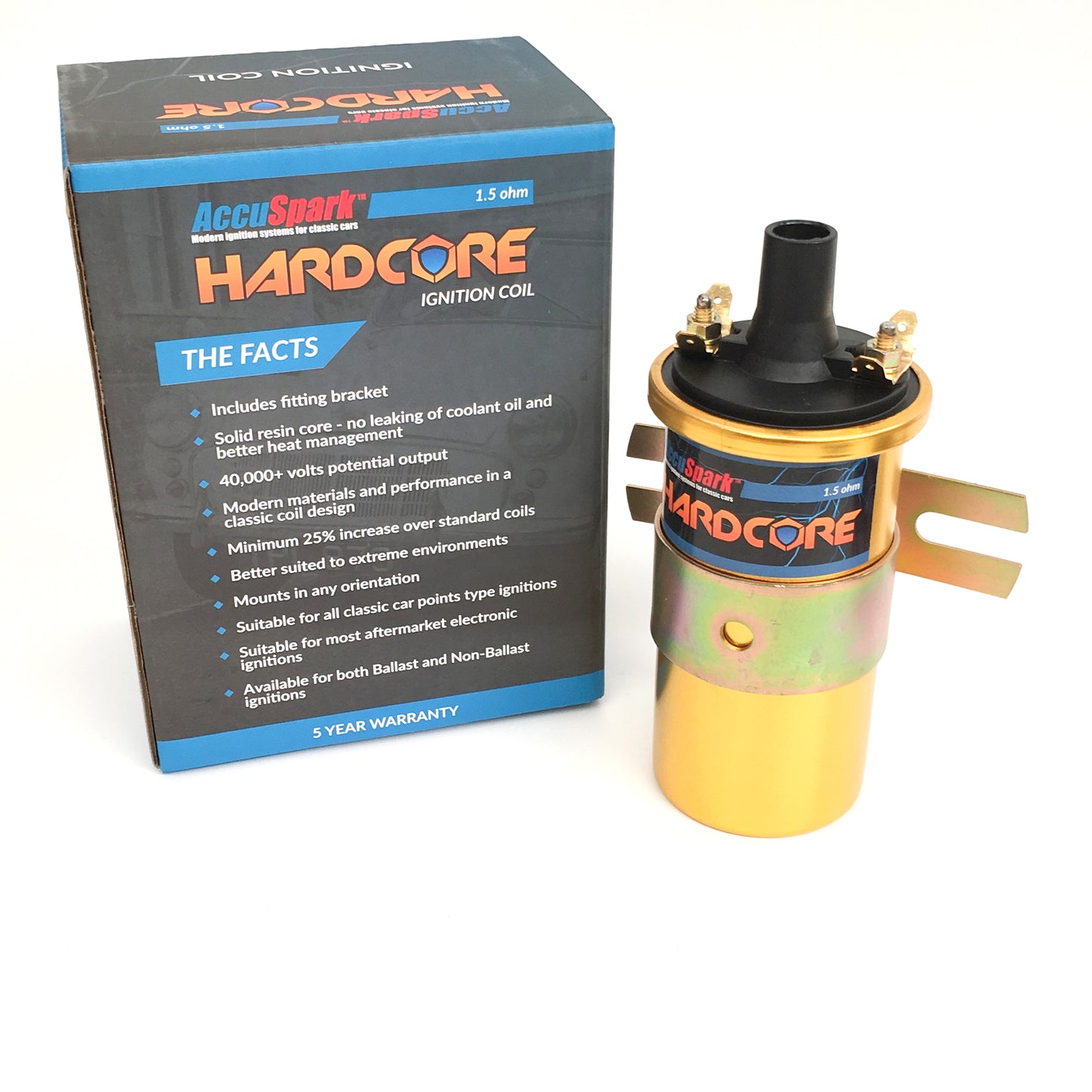 Accuspark  Hardcore Dry Resin 12v Sports Ignition Coils