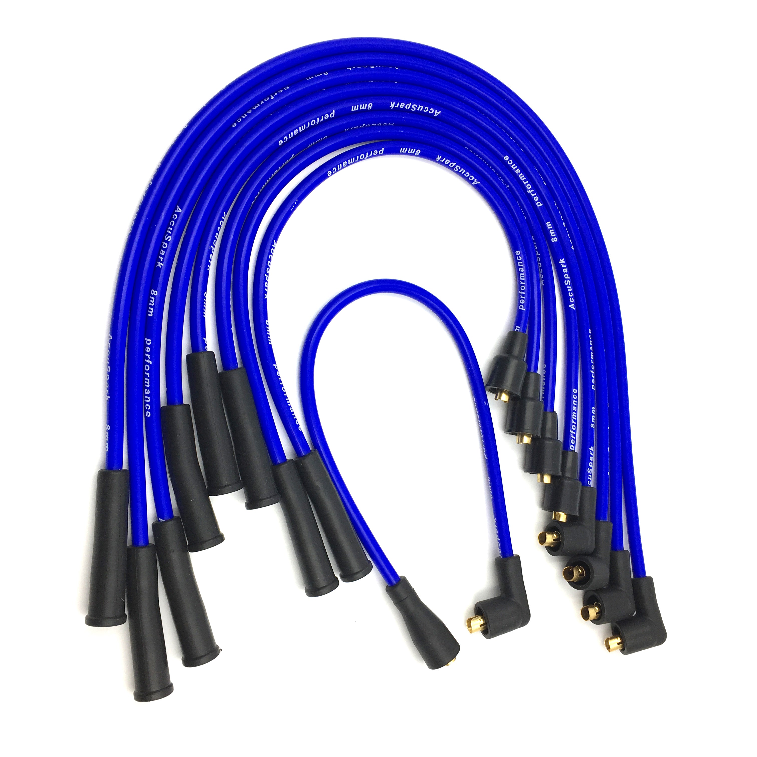 AccuSpark Blue Silicon High Performance HT Lead Set For Triumph GT6 & TR6 – T15BLU