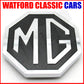 Badge Metal Octagon Boot Badge CHA545 MGB & MIDGET