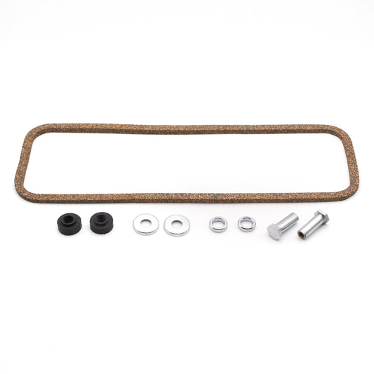Alloy rocker cover fitting kit for MGA, MGB with Tudor polished oil cap