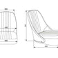 PAIR of Frogeye, Bugeye, Sprite, MG Midget MK 1 &2 bucket seats