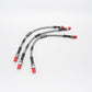 Goodridge Stainless Brake Hose Set MGB, V8, MGC and Midget