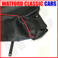 MGB / MGC Hood Cover , black , red or white trim suitable all years