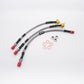 Goodridge Stainless Brake Hose Set MGB, V8, MGC and Midget