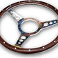 astrali classic wood steering wheel dished with holes