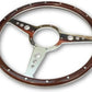 Classic Wood Steering Wheel Flat with holes from Astrali