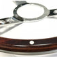 astrali classic wood steering wheel dished with holes